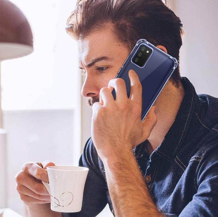 Produktbild Screenguard Samsung Galaxy A03s Hülle Crystal Soft Airbag Bumper (Samsung Galaxy A03s)