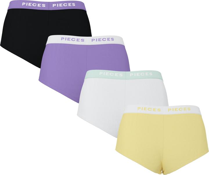 Produktbild Pieces Pclogo Lady 4 Pack Solid Noos Bc (XS, 4er Pack)