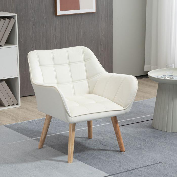 Immagine prodotto Swisshandel24 Poltrona singola Poltrona relax con aspetto vellutato, gambe rialzate Poltrona imbottita