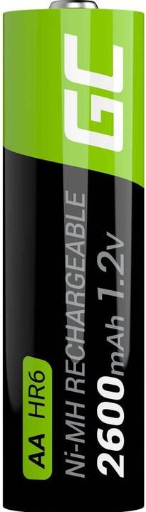 Produktbild GreenCell GR05 - Wiederaufladbarer Akku - AA - Nickel-Metallhydrid (NiMH) - 1,2 V - 2 Stüc (2 Stk., AA, 2600 mAh)