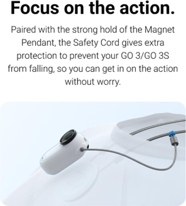 Actual product image Insta360 Magnet pendant Safet (Insta360 Go 3)