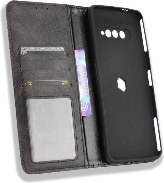 Actual product image MU Classic Classic V Leather Bookcover Series (Xiaomi Black Shark 4, Xiaomi Black Shark 4 Pro)