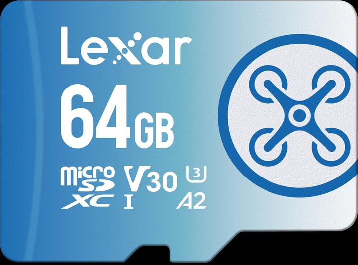 Lexar High Performance MicroSD FLY (64 Go, microSDXC, U3, UHS-I)