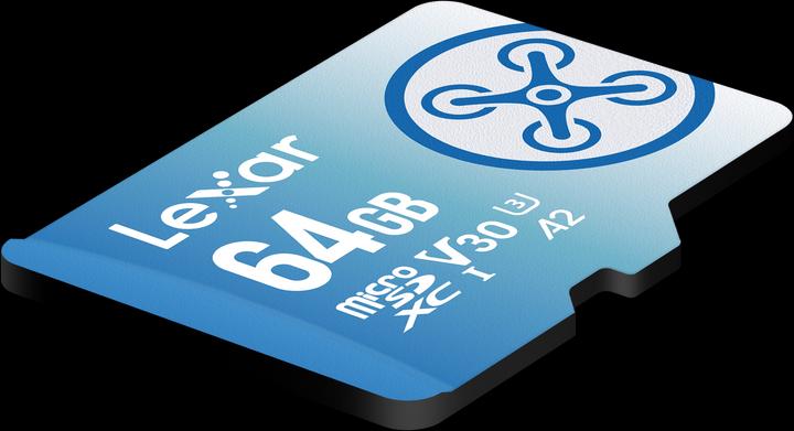 Immagine prodotto Lexar MicroSD ad alte prestazioni FLY (64 GB, microSDXC, U3, UHS-I)