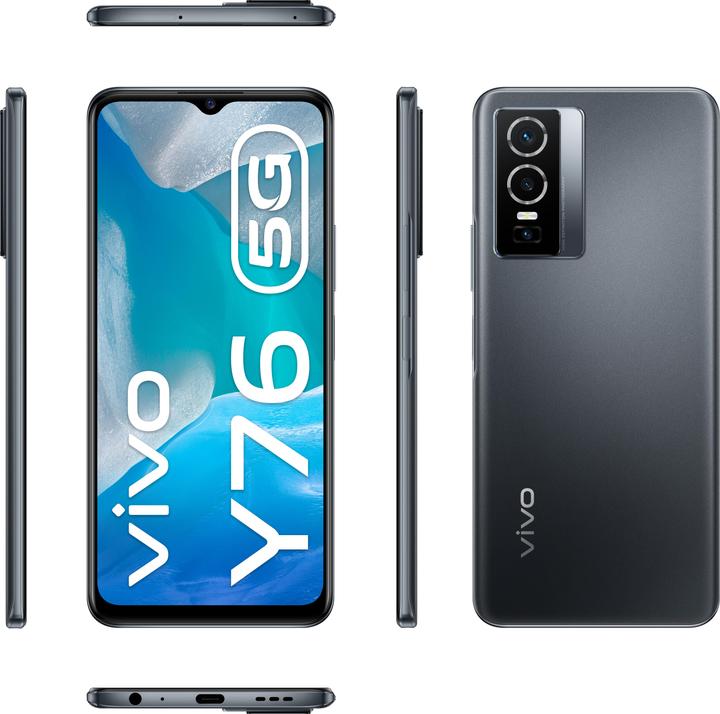 Produktbild Vivo Y76 5G (256 GB, Midnight space, 6.58", Dual SIM, 50 Mpx, 5G)