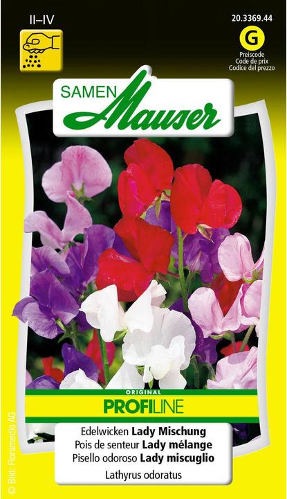 Image du produit Samen Mauser Edelwicken Lady Mixture Profiline (Graines de plantes)