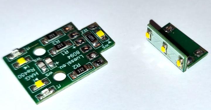 Lüssi Light module set for HAG ZVV Re 450, warm white/red