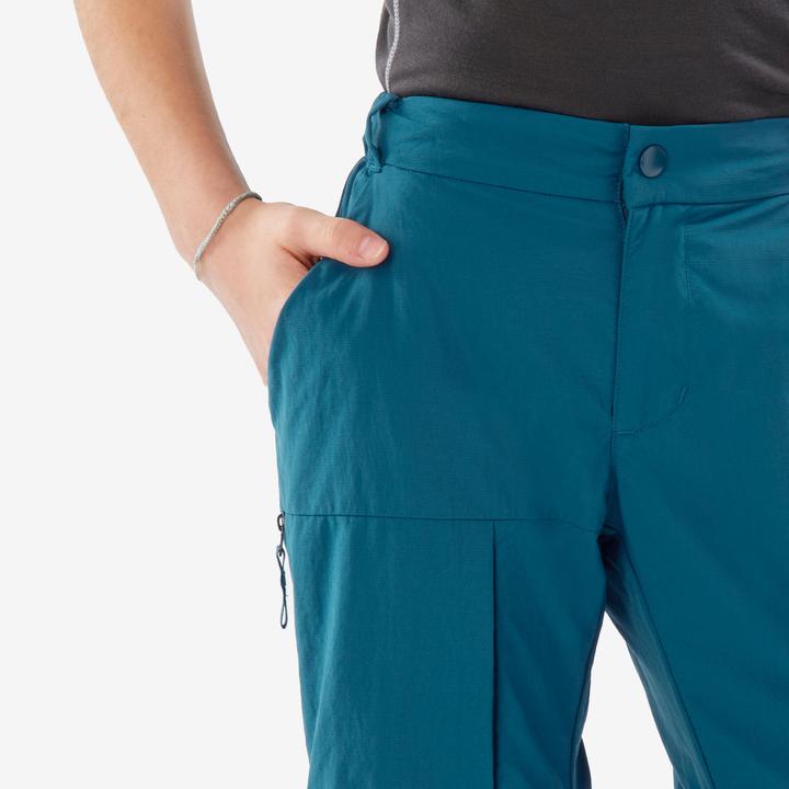 Immagine prodotto Quechua Zip-Off-Hose Kinder Gr. 123–172 Wandern - MH500 blau (140)