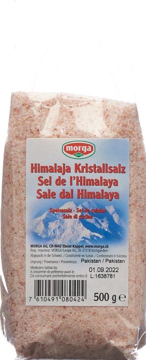 Actual product image Morga Himalayan crystal salt (500 g)
