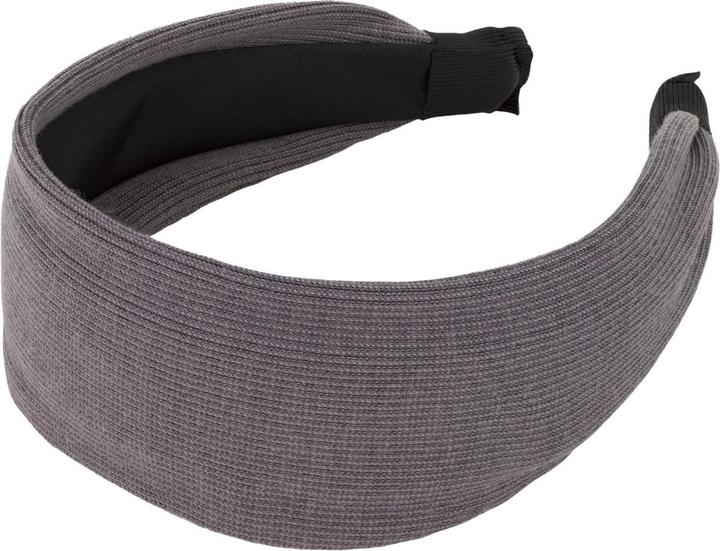 Trisa Hair - Wide knitted Hairband, grey