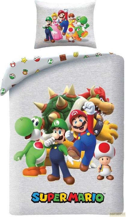 Produktbild Halantex Super Mario Bettwäsche Ver. 4 140 x 200 cm / 70 x 90 cm
