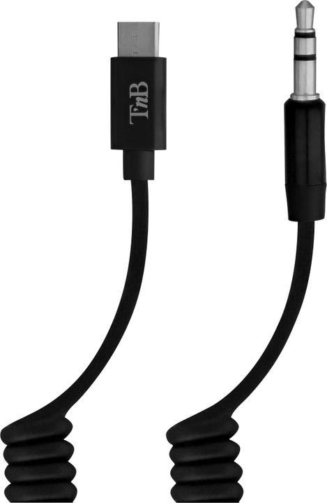 Immagine prodotto T'nB Cavo a spirale con jack USB-C/3,5 mm