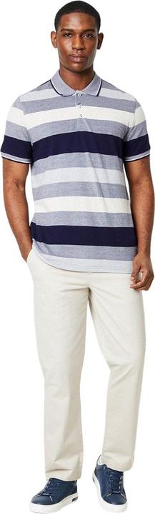 Actual product image Universal Textiles Mens Barbados Stripe Polo Shirt (M)