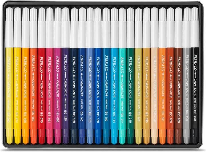 Actual product image Caran d'Ache Fibralo Metallschachtel (Multicoloured, 24 x)
