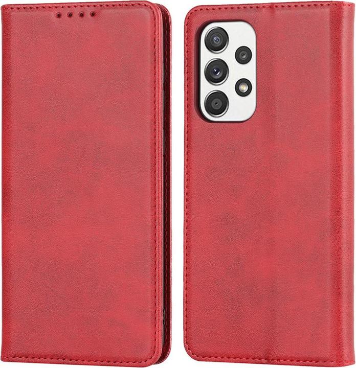 Actual product image Cover-Discount Galaxy A53 5G - Stand Flip Case Cover red (Samsung Galaxy A53 5G)