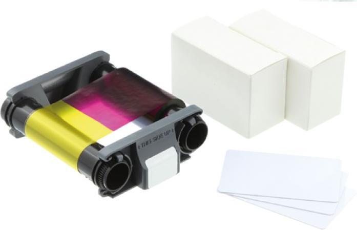Actual product image Evolis Complete set for 100 prints (9 cm, Black)