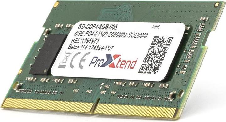 Actual product image ProXtend SD-DDR4-8GB-005 memory module 2666 MHz (1 x 8GB, 2666 MHz, DDR4-RAM, SO-DIMM)