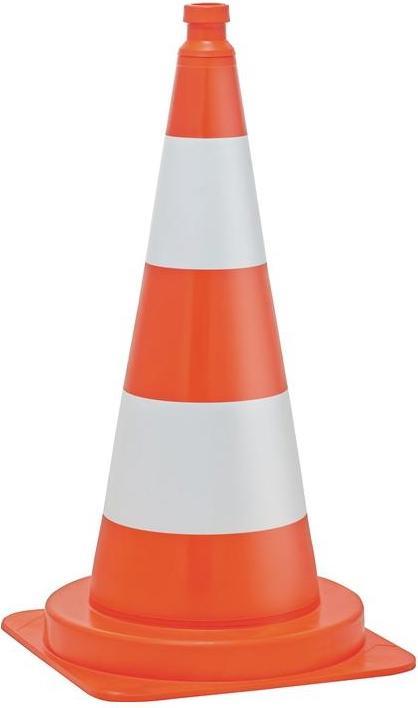 Produktbild HP Autozubehör Leitkegel Höhe 750 mm tagesleuchtend Gewicht 3,4 kg, 40 x 40 cm