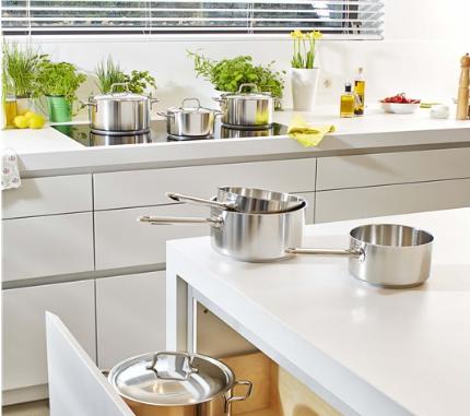 Produktbild Demeyere APOLLO-Stielkasserolle 2.2lt (18 cm, Stielkasserolle, Edelstahl)