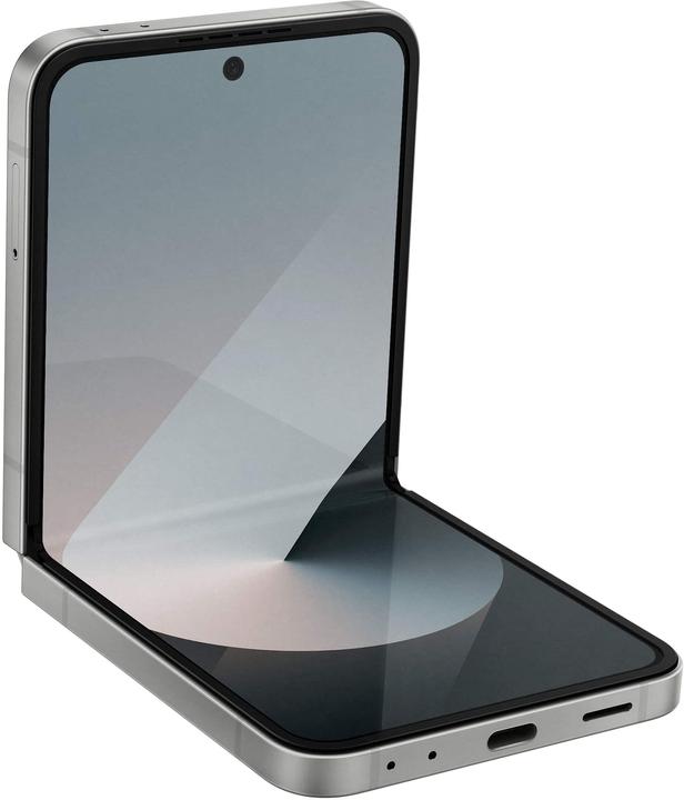 Immagine prodotto Samsung DUPLIKAT Galaxy Z Flip6 (256 GB, Ombra d'argento, 6.70", SIM + eSIM, 50 Mpx, 5G)