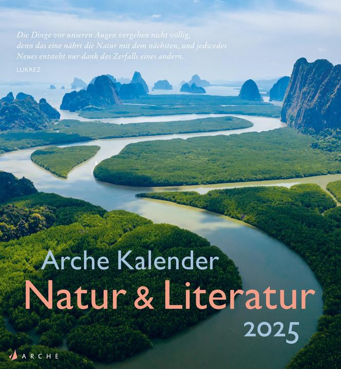 Produktbild Kalender Natur & Literatur 2025 (Harter Einband, Deutsch)