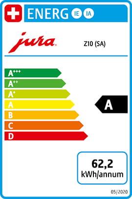 Energie-Label Jura Z10 Aluminium Dark Inox (EA)