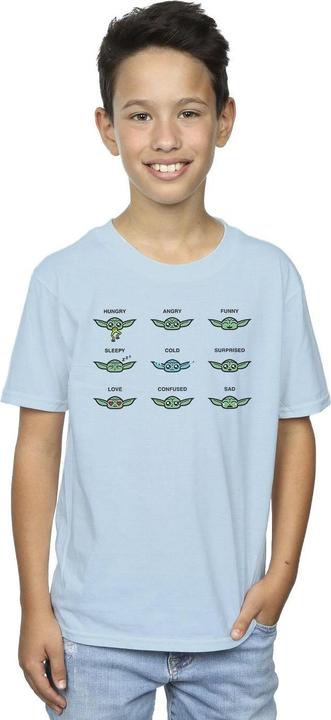 Actual product image Star Wars Boys Mandalorian Grogu Mood T-Shirt (140, 146)