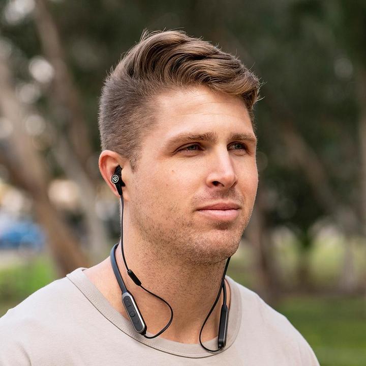 Produktbild JLab Audio Epic ANC Earbuds w Neckband IEUEBEPIC, Black (ANC, 10 h, Kabellos)
