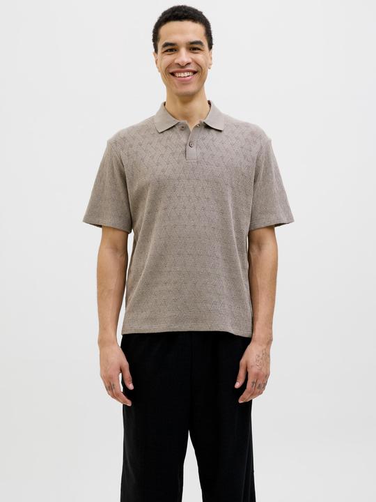 Actual product image Jack & Jones Jprblatrent Jacquard Polo Sn (S)
