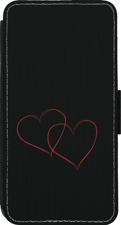 Immagine prodotto PhoneLook Portafoglio Coque noir Valentine 2023 con cuore allegato (Apple iPhone 13 Pro)