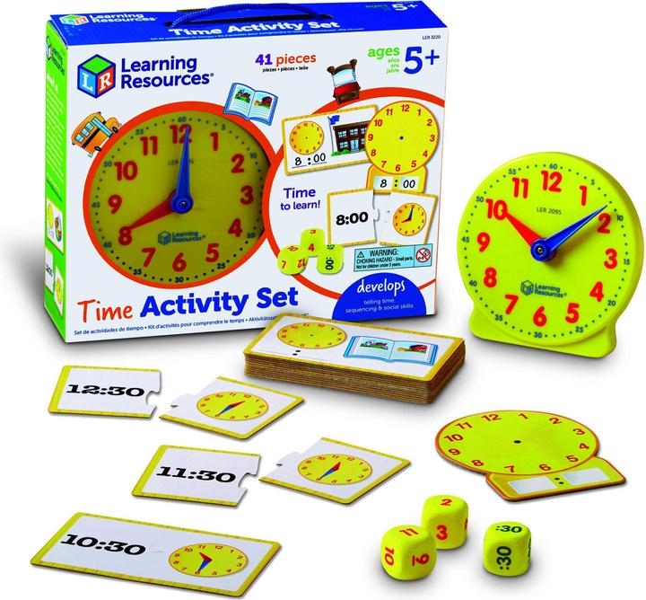 Actual product image Learning Resources Learn the time (German)