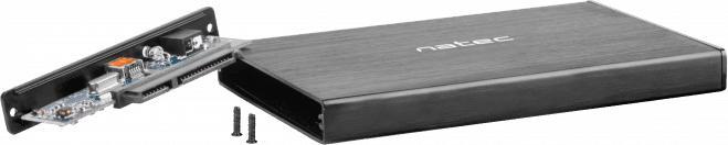 Actual product image Natec NKZ-0941 Storage Drive Enclosure HDD / SSD Enclosure 2.5 Inch (2.5")