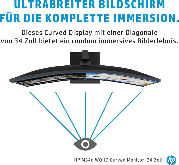 Produktbild HP M34d (3440 x 1440 Pixel, 34")
