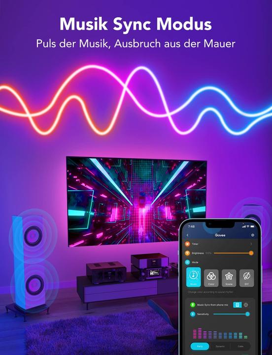 Produktbild Govee Neon LED Strip 5m