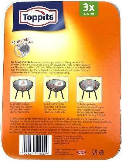 Actual product image Toppits Grill tray