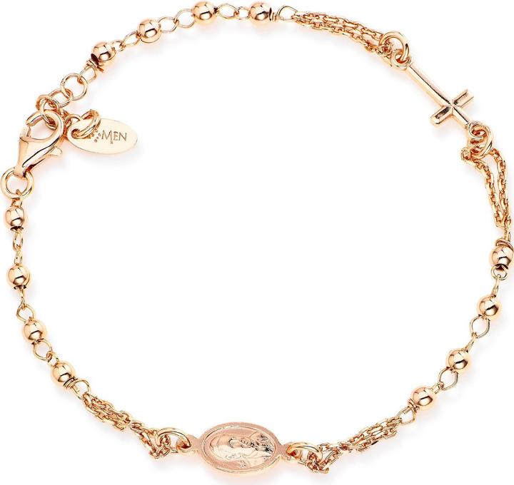 Image du produit Amen Bracelet Rosary Cross (18 cm, Argent 925)