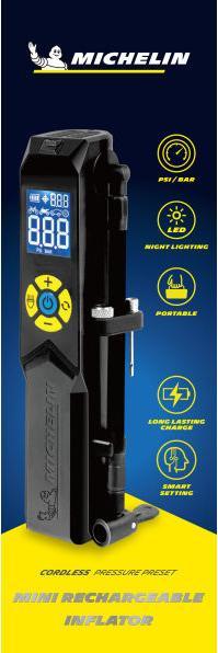 Immagine prodotto Michelin Pompa pneumatica a batteria digitale da 10 bar