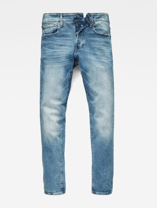Actual product image G-Star 3301 Straight Tapered Jeans Elto Stretch indigo aged (W34/L32)