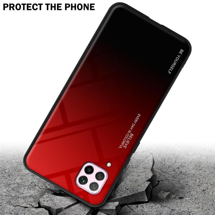 Actual product image Cadorabo TPU 2 colors glass cover (Huawei Nova 7i, Huawei P40 Lite)