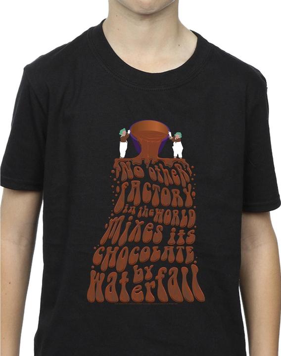 Immagine prodotto Willy Wonka & the Chocolate Factory Chocolate Waterfall Maglietta Ragazzi (128)