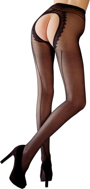 Produktbild Cottelli Collection Strumpfhose Ouvert, Mit Ziernaht (5)