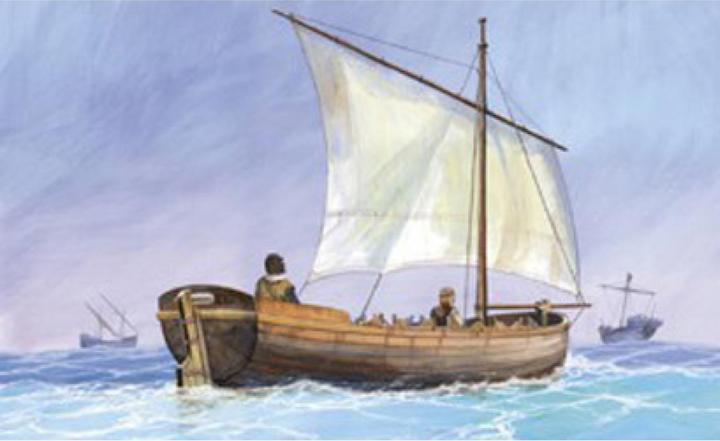 Image du produit Carson 1:72 Bateau de vie médiéval