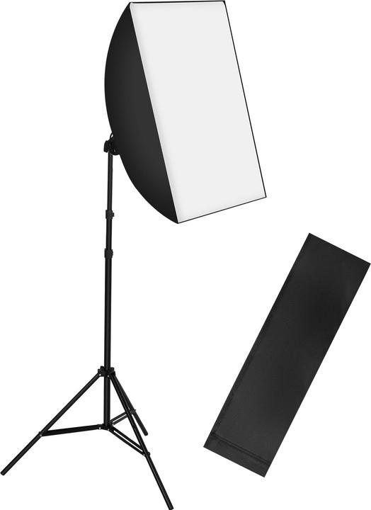 tectake Éclairage de studio avec boîte à lumière et trépied (éclairage de studio)
