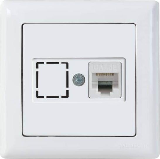 Produktbild Mutlusan Daria Datenbuchse 1-fach CAT6 Internet Netzwerk Weiss