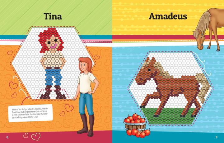 Produktbild Bibi & Tina Das grosse Buch der Bügelperlen. Mit über 70 pferdestarken Vorlagen