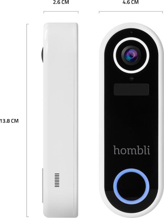 Actual product image Hombli smart doorbell (Wi-Fi)