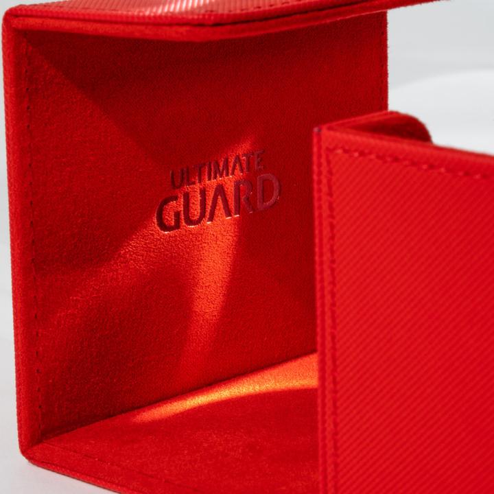 Image du produit Ultimate Guard Boîte à cartes XenoSkin Sidewinder Monocolor 80+ rouge