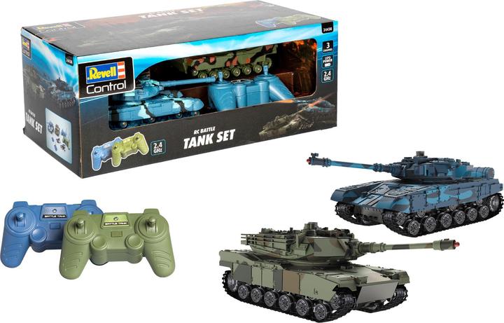 Actual product image Revell RC Battle Set Battlefield Tanks
