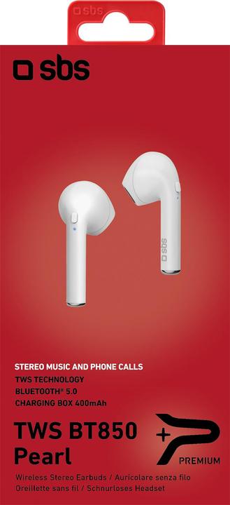 Image du produit SBS Twin-Earset TWS Pearl (Sans fil)