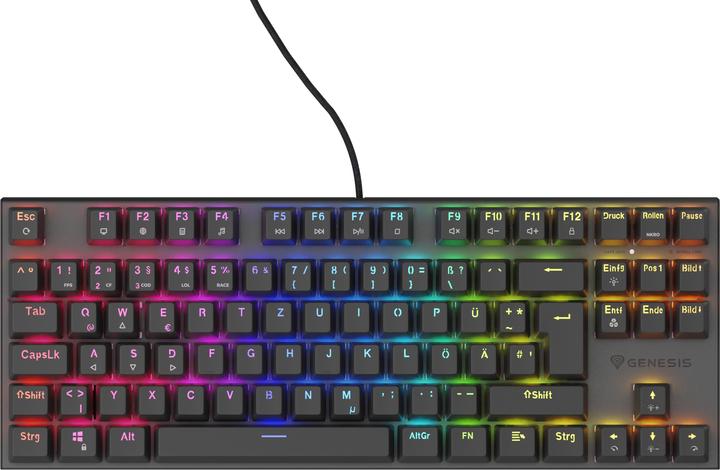 Image du produit Genesis Clavier de jeu filaire THOR 303 TKL noir (DE, Filaire)